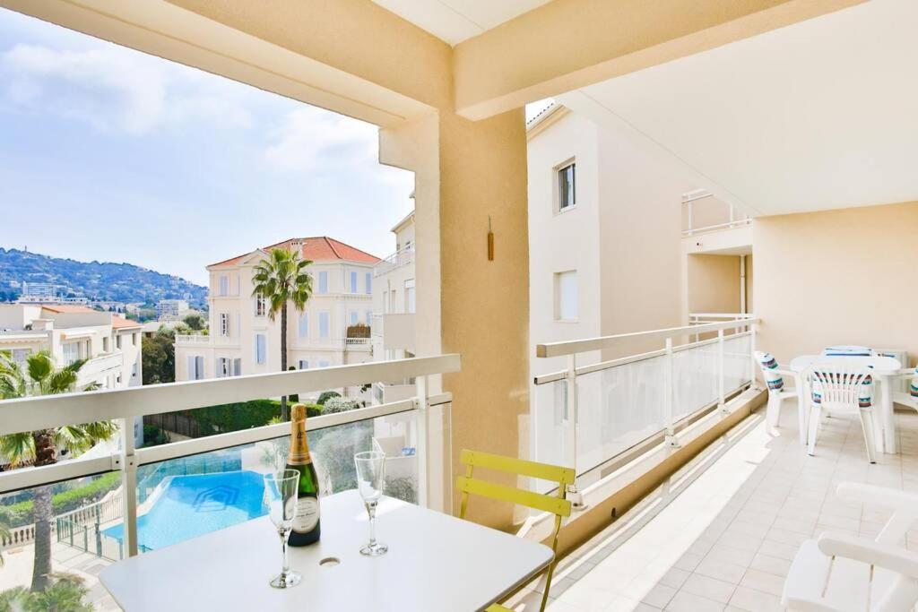 Bright One Bdrm Apartment A/C-Swimming Pool/Congress By Olidesi Cannes Kültér fotó